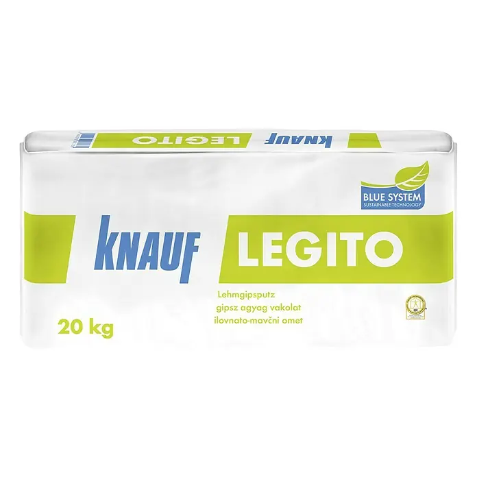 Knauf Blue System Lehmgipsputz Legito - 20 kg, Filzfähig