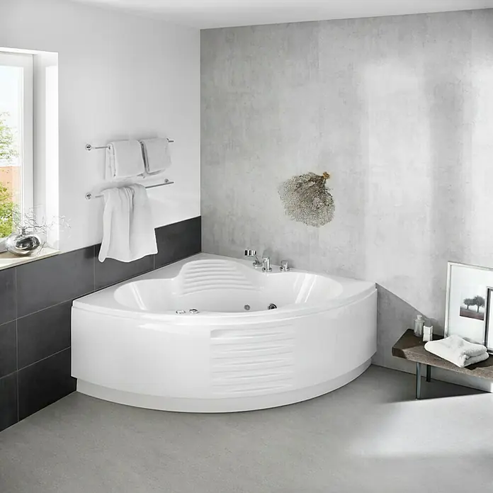 Camargue Avignon Kutna kada - D x Š: 140 x 140 cm, 208 l, Sanitarni akril