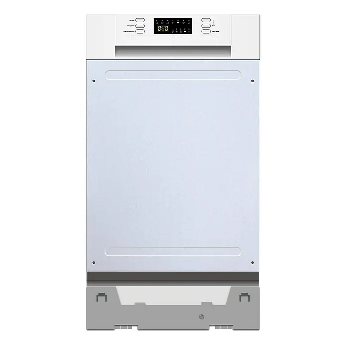 Respekta Singleküche KB205EYSC - Breite: 205 cm, Mit Glaskeramikkochfeld, Eiche York-Nachbildung, Schwarz - Vorderansicht