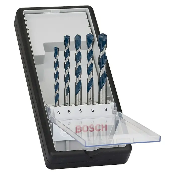 Bosch Betonbohrer-Set CYL-5 - 5 -tlg., 4 mm - 8 mm - Linke Seitenansicht