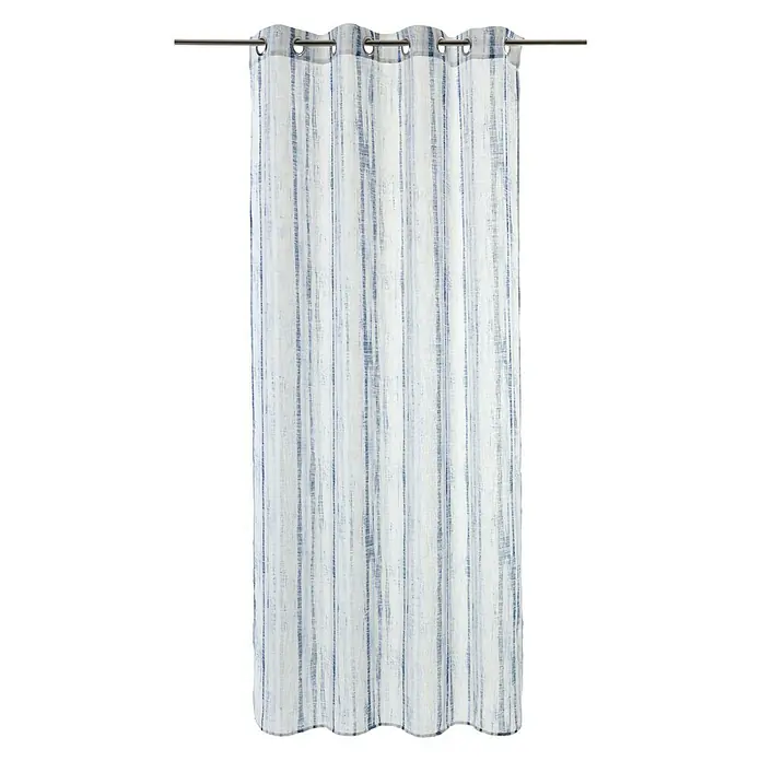 Expo Ambiente Ösenschal Henry - 135 x 245 cm, 100 % Polyester, Blau