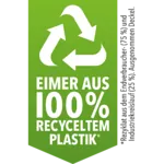 Eimer aus 100 % Recycling-Material - ressourcen- und umweltschonend