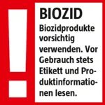 Hinweis Biozidprodukte