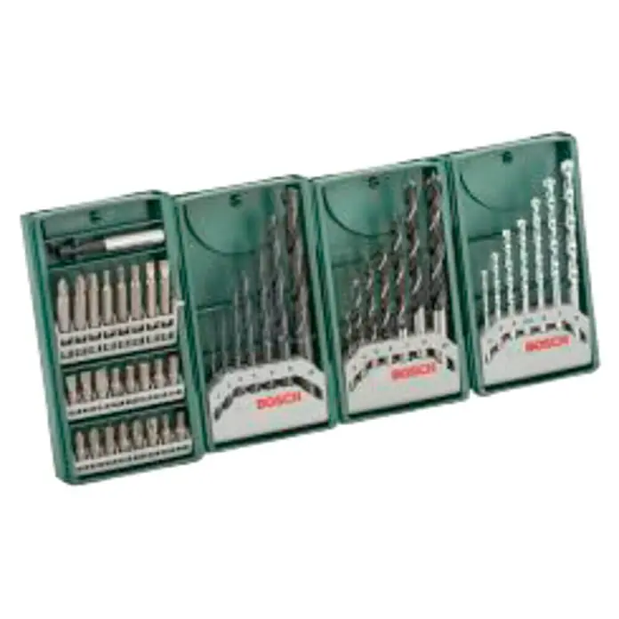 Bosch X - Line Mini Set de puntas Multipack 3 + 1 - 4 sets de puntas y brocas