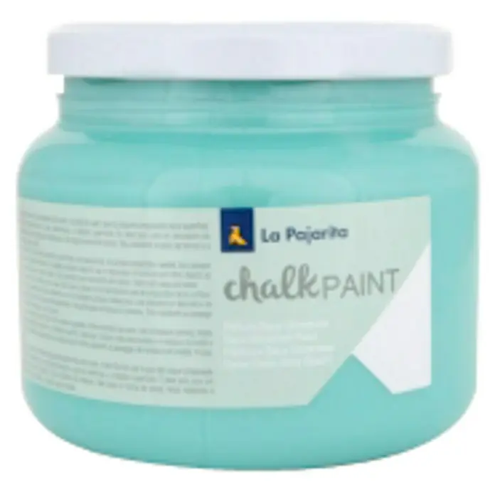 La Pajarita Pintura de tiza Chalk Paint - Verde hielo, 500 ml, Mate