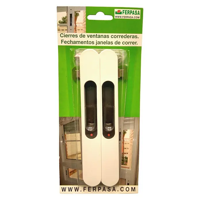 Cerradura para puertas y ventanas 81071 - Blanco