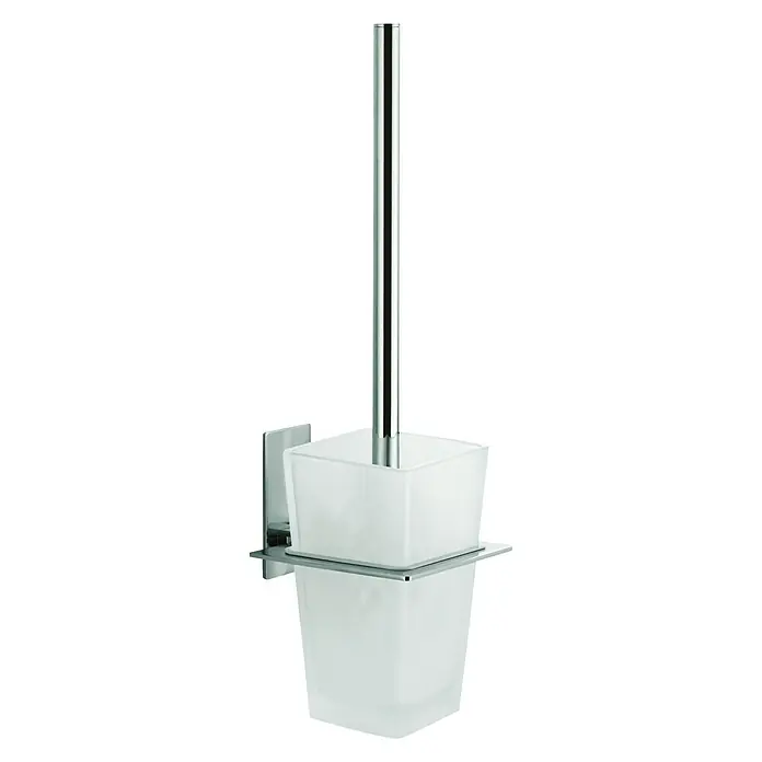 Aquasanit WC-Bürstengarnitur - Metall, Weiß/Chrom