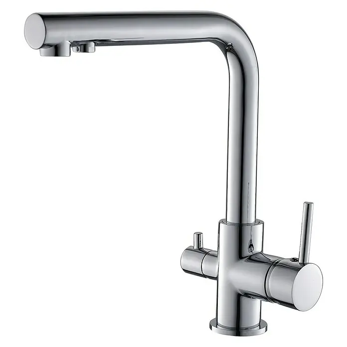 Rousseau Grifo de cocina Osmosis - Cromo, Brillante, Caño alto