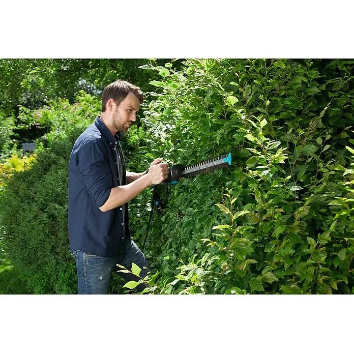 Gardena EasyCut Cortasetos eléctrico Easycut 500/55 - 500 W, Longitud de corte: 55 cm