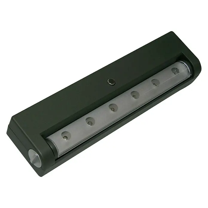 Eurobric 2000 Lámpara LED bajo mueble orientable 6D - Negro