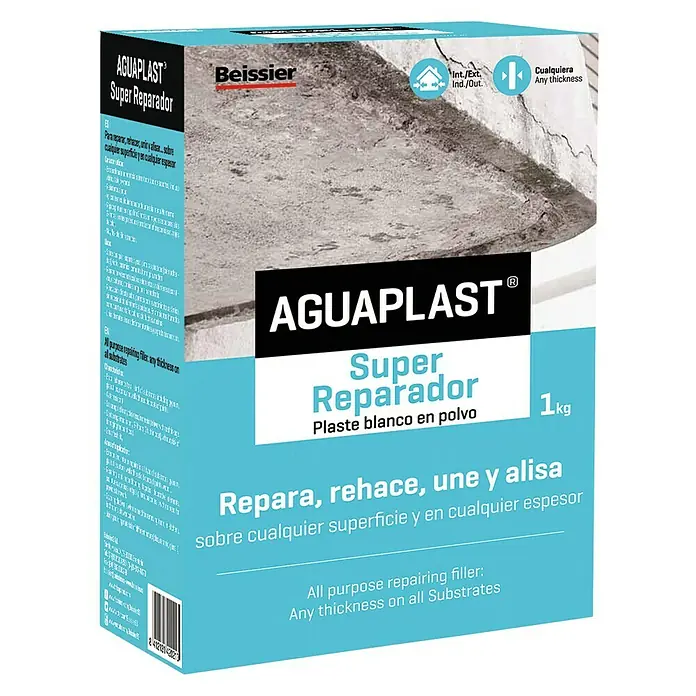 Beissier Aguaplast Plaste Super reparador - Blanco, 1 kg