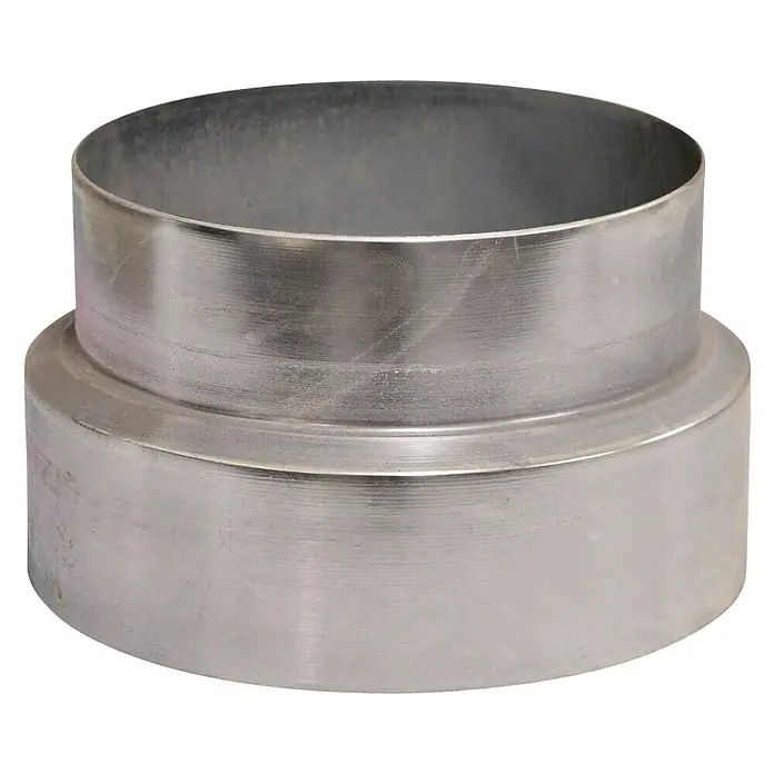 Reductor de tubo galvanizado - 250 mm - 200 mm, Acero