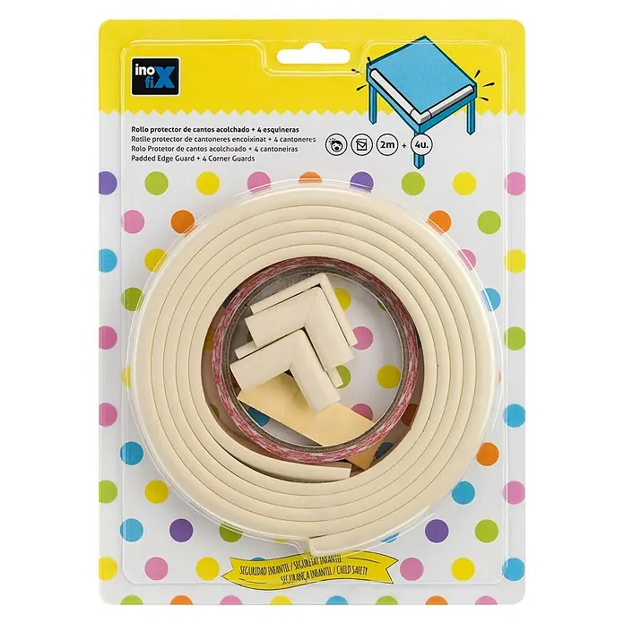 Inofix Protector para esquina 5004-2- - Blanco, 5 piezas