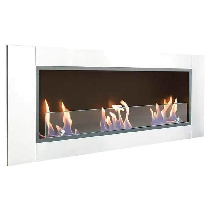 Purline Chimenea de bioetanol Hecate - 1.500 x 175 x 540 mm, Acero inoxidable