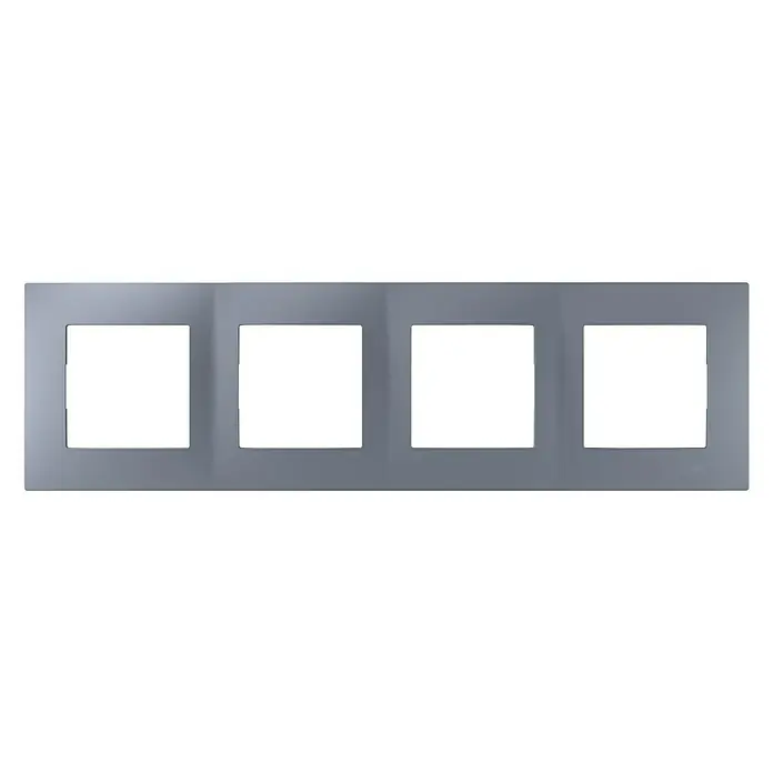 BJC Viva Marco - Gris, x 4, Plástico, Montaje en la pared
