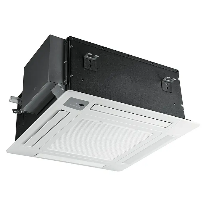 PR Klima Aire acondicionado Cassette PRO-CST24 - Potencia frigorífica máx. por unidad en BTU/h: 23.873 BTU/h, Potencia calorífica máx. por equipo en BTU/h: 27.965 BTU/h, Espacios hasta 60 m²