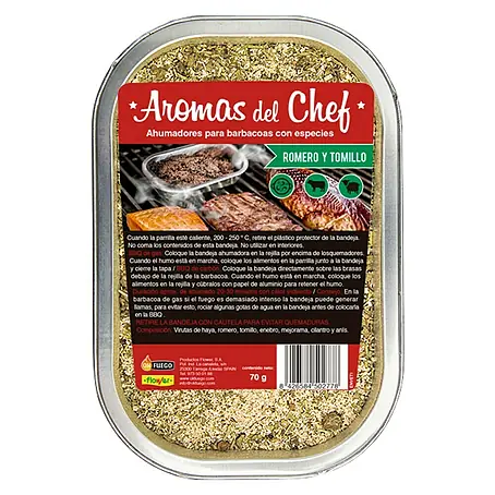 Caja ahumadora romero y tomillo