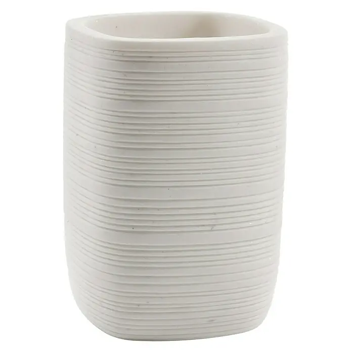 Bath Stage B-Kubic Vaso de encimera - Poliresina, Blanco