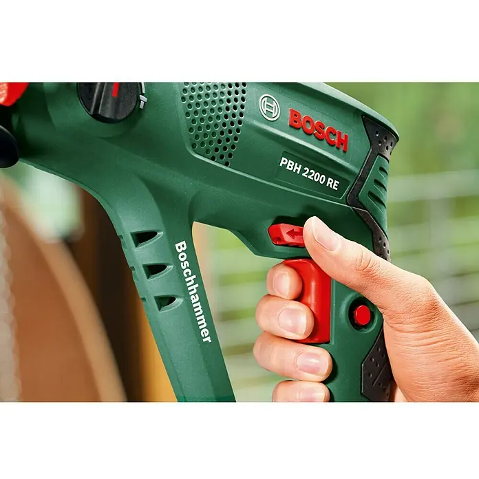 Bosch Bohrhammer PBH 2200 RE - 570 W, Max. Schlagzahl: 5.000/min - Detailaufnahme