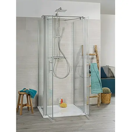 Camargue Vario Douchewand voor dubbele pendeldeur S37