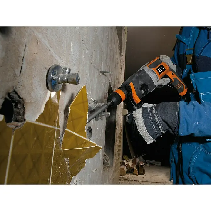 AEG Powertools Kombihammer KH 28 Super XE - 1.010 W, Einzelschlagstärke: 2,8 J, Leerlaufdrehzahl: 0 U/min - 1.500 U/min - Vorderansicht