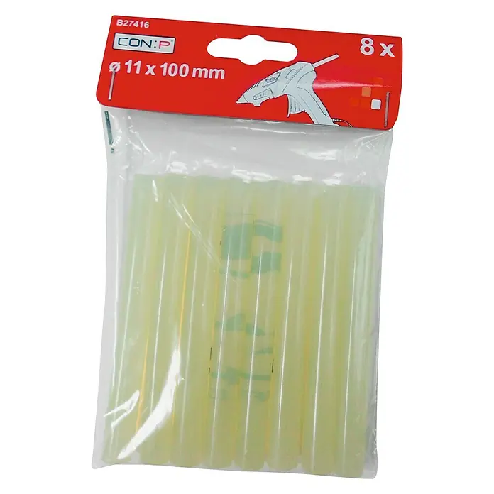 Barras termoadhesivas B27416 - 8 ud., Diámetro cartucho de cola: 11 mm