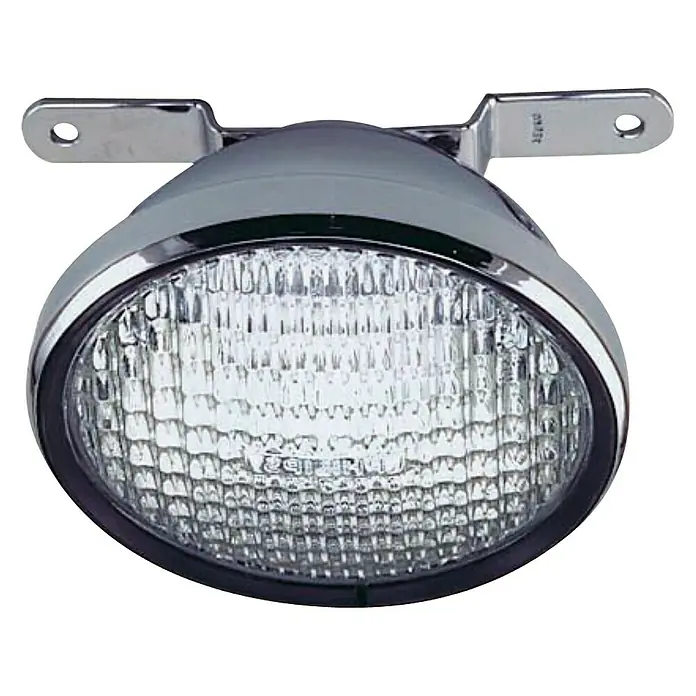 Luz de navegación fija - Color de luz: Blanco neutro, Montaje en cubierta, Altura: 6,4 cm