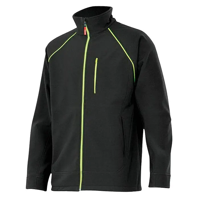 Velilla Chaqueta Softshell - M, Negro/Amarillo