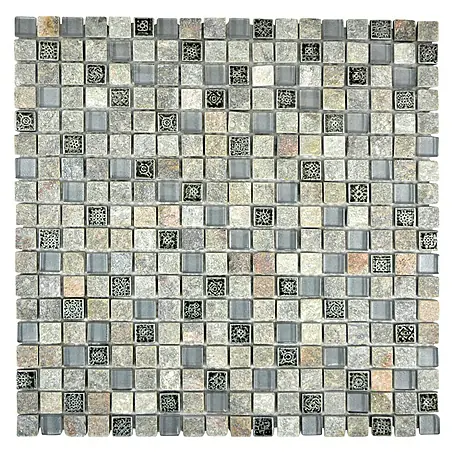 Mosaikfliese Quadrat Crystal Mix XCM M710