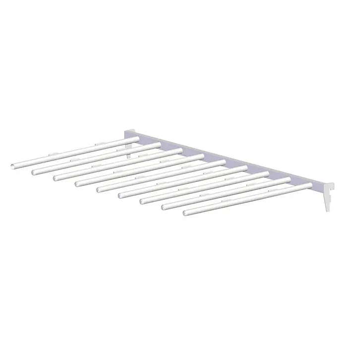 Lundbergs Hosenhalter - L x B: 367 x 600 mm, Weiß, Geeignet für: Bekleidung - Vorderansicht
