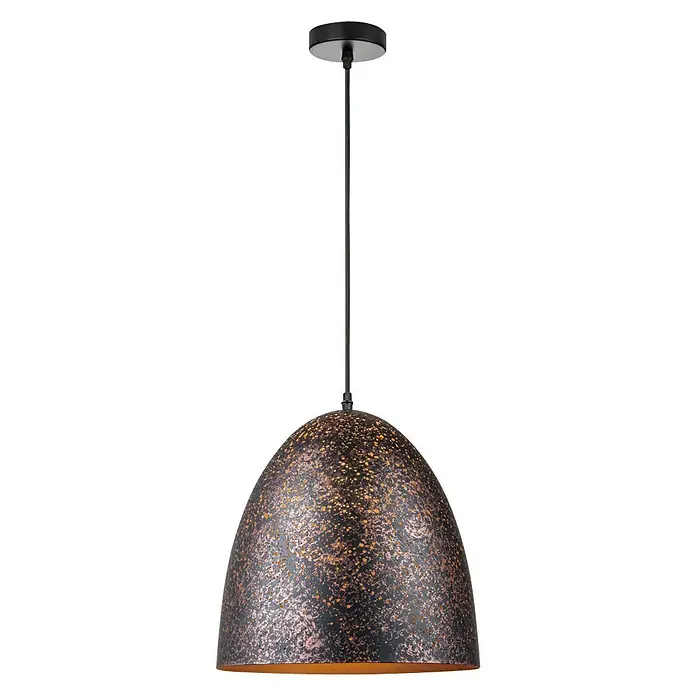 Home Sweet Home Pendelleuchte rund Rusty C - Ø x H: 300 mm x 130 cm - Vorderansicht