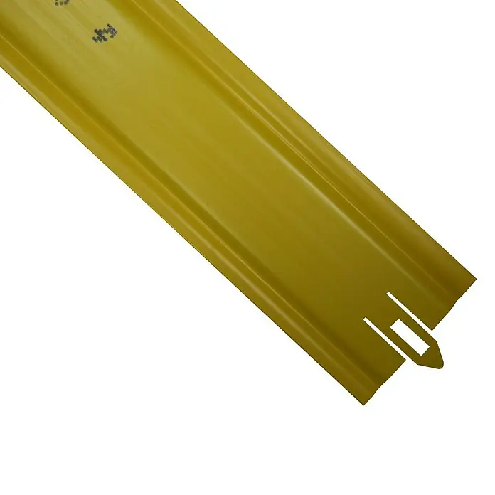 Kabelabdeckplatte - Gelb, 1 m x 120 mm - Vorderansicht