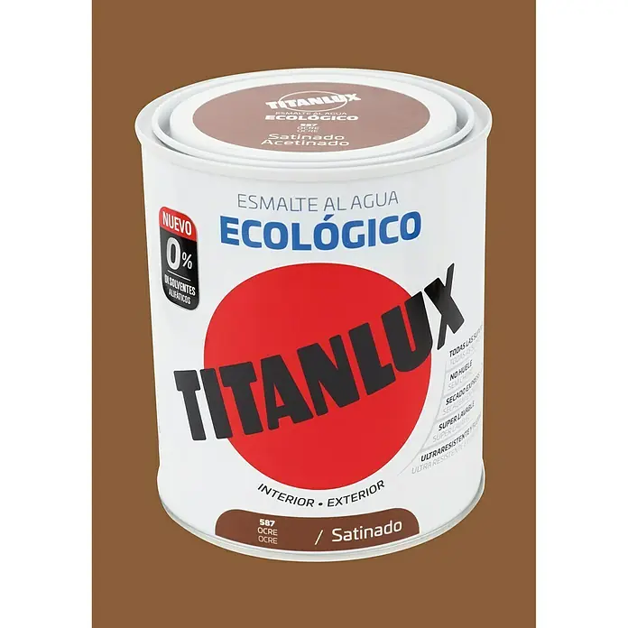 Titanlux Esmalte de color Eco - Ocre, 750 ml, Satinado