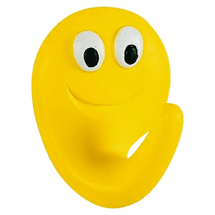Spirella Smile Colgador adhesivo - Poliresina, Amarillo