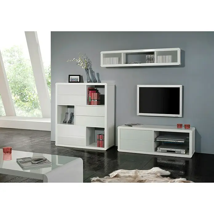 Phönix Atlanta Regal - L x B x H: 38 x 99,8 x 114,9 cm, Weiß - Stimmungsaufnahme
