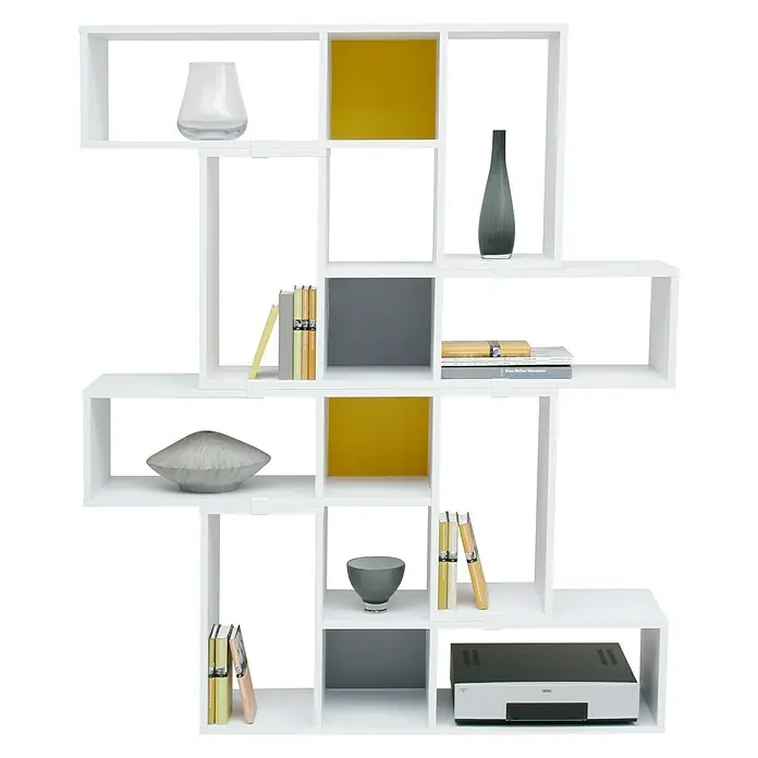 Phönix Regal Tetris - L x B x H: 30 x 110 x 55 cm, Weiß - Anwendungsbeispiel