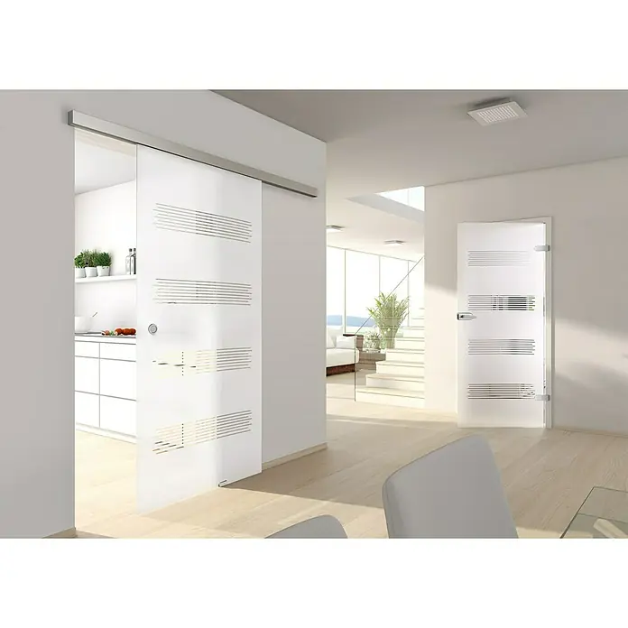 Diamond Doors Schiebetür-Komplettset Jubidoor 1.0 - 935 x 2.058 mm, Einscheibensicherheitsglas (ESG) - Stimmungsaufnahme