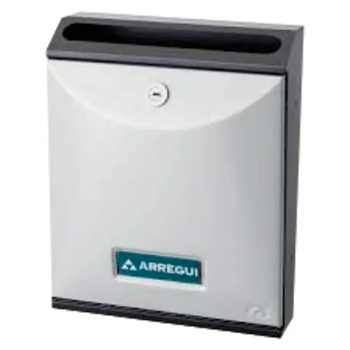 Arregui Future Buzón de correo V1000-2P - Acero, L x An x Al: 24,2 x 11 x 30,2 cm, Plateado