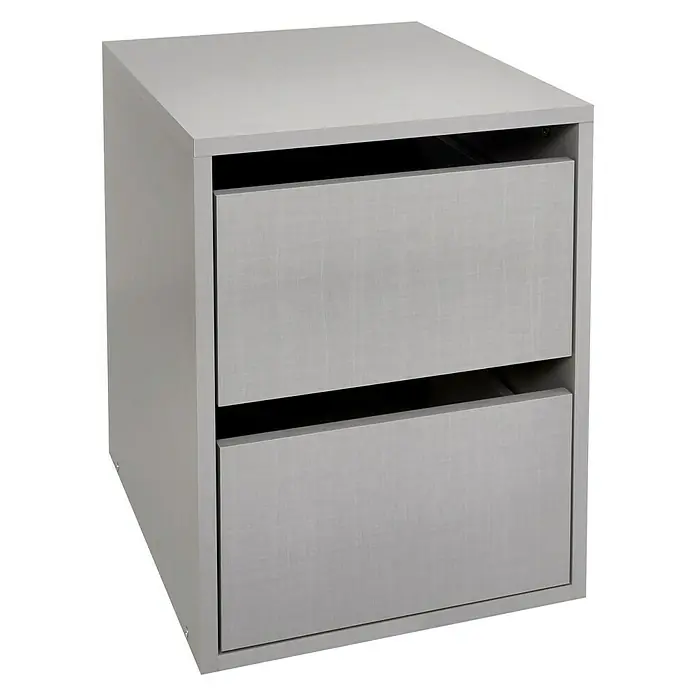 Express Möbel Schubkastenblock - L x B x H: 43 x 37 x 55 cm, Anzahl Schubladen: 2 Stk., Passend für: Express Möbel Kleiderschränke mit 58 - 68 cm Tiefe - Rechte Seitenansicht