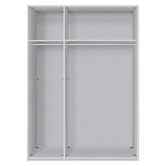Express Möbel Drehtürschrank Brooklyn - L x B x H: 58 x 150 x 216 cm, Weiß, Ohne Spiegel - Detailaufnahme