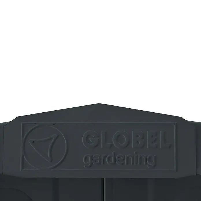 Caseta para jardín - 1,88 x 2,45 m, Acero, Plateado, Gris antracita - Primer plano