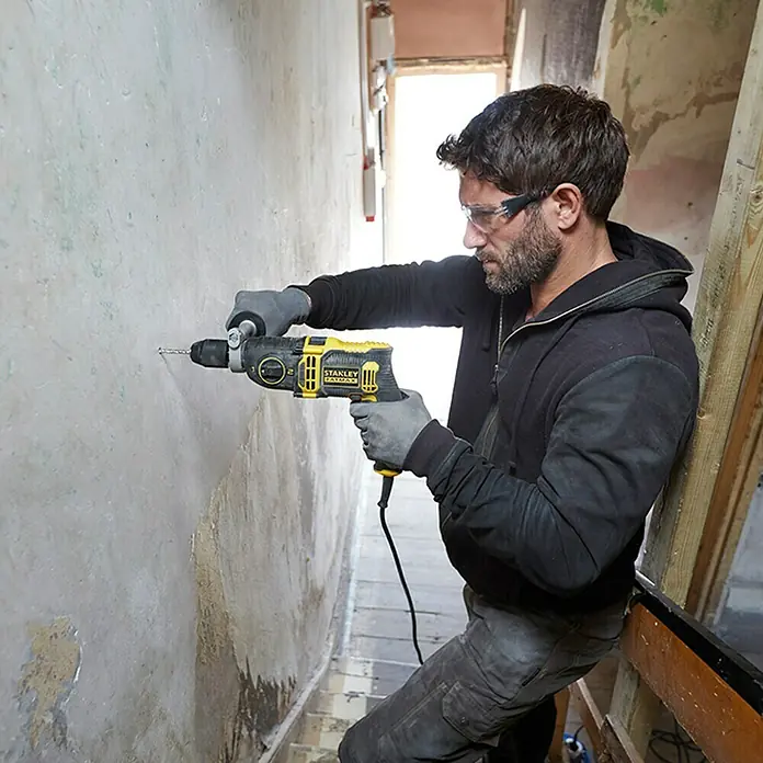 Stanley FatMax Taladro percutor FMEH850K-QS - 850 W, 0 r.p.m. - 3.200 r.p.m.