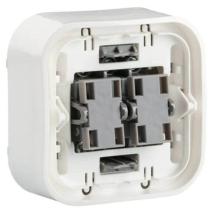 Legrand Conmutador doble Forix - Blanco, Montaje en la pared, Plástico