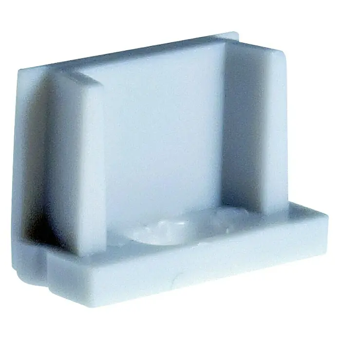 Alverlamp Tapa final perfil de superficie - PVC, Blanco