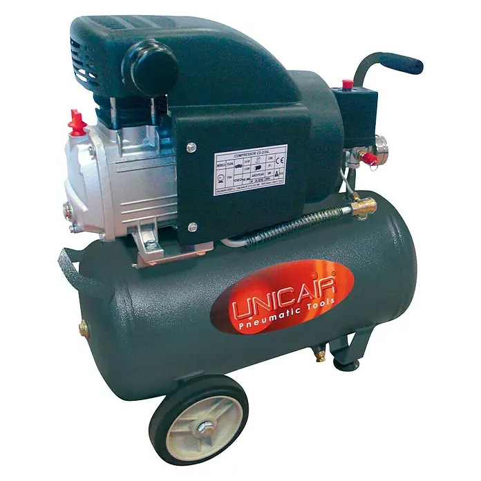 Unicair Compresor CD-2/24L - 8 bar, Capacidad de la caldera: 24 l