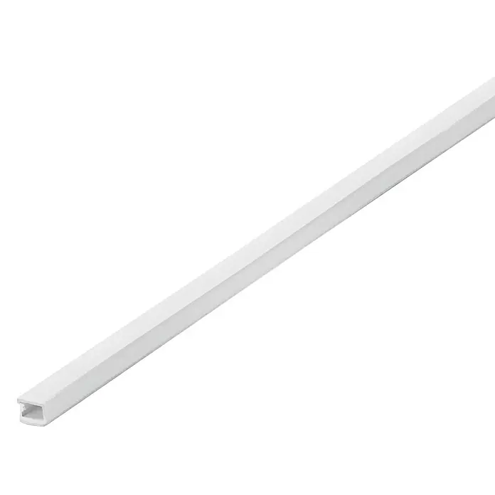 Inofix Canaleta para cables - L x An x Al: 2 m x 5 mm x 9 mm, Blanco