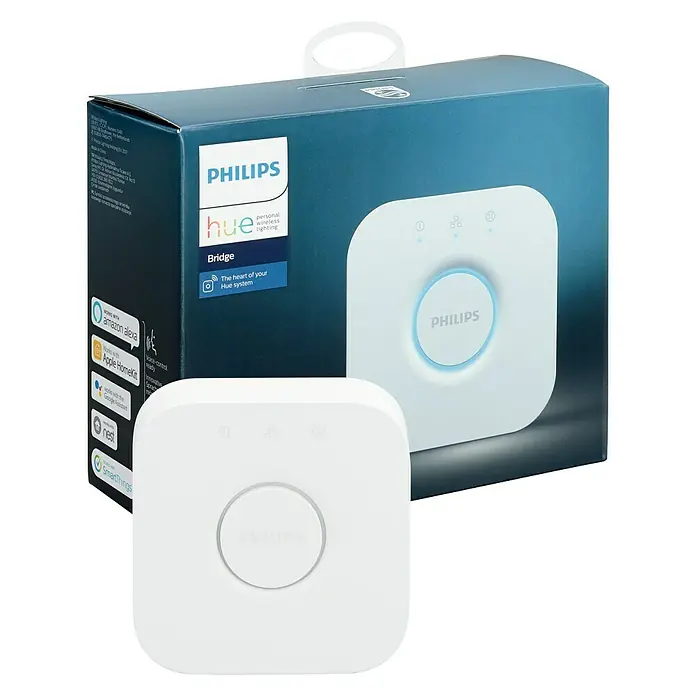 Philips Hue Steuerzentrale Bridge - Passend für: Philips Hue System, L x B x H: 2,6 x 8 x 8 cm