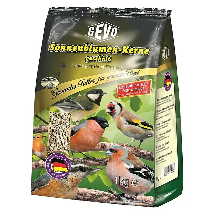 Gevo Wildvogelfutter - 1 kg, Geschält - Vorderansicht