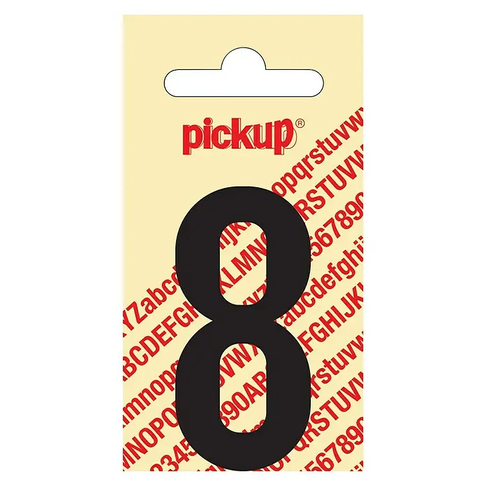 Pickup Naljepnica - Motiv: 8, Crne boje, Visina: 60 mm