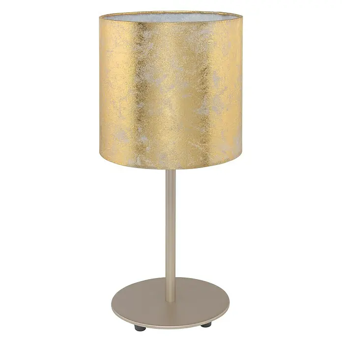 Eglo Viserbella Tischleuchte - 60 W, Gold, Champagner, E27 - Vorderansicht